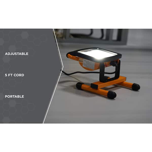 Woods 6000 Lumens Portable LED Work Light WL40072 - The Home Depot