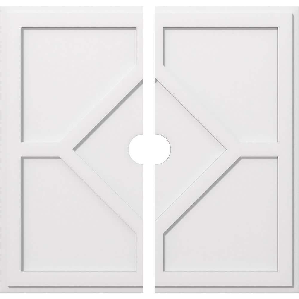 1 in. P X 13-1/4 in. C X 38 in. OD X 4 in. ID Embry Architectural Grade PVC Contemporary Ceiling Medallion, Two Piece price history on PriceWatchPro