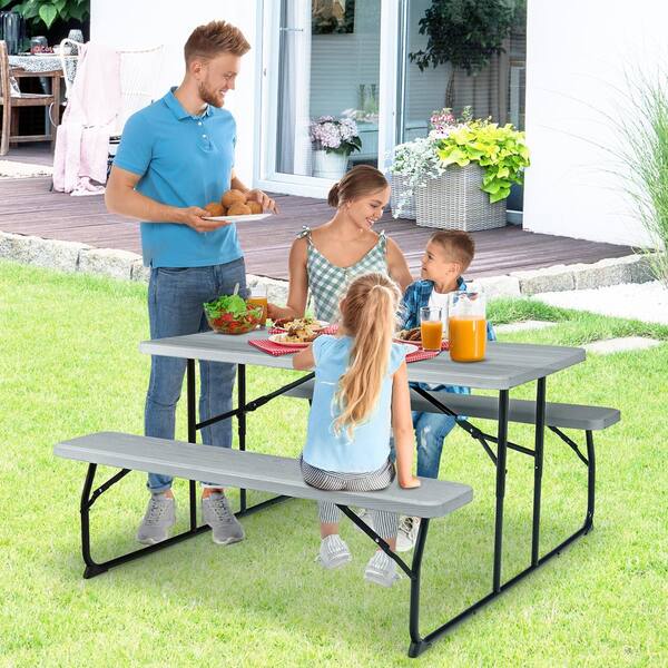 steel camping table