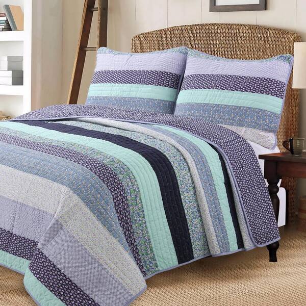 Cozy Line Home Fashions Amethyst Fl, Purple King Size Bedding Cotton