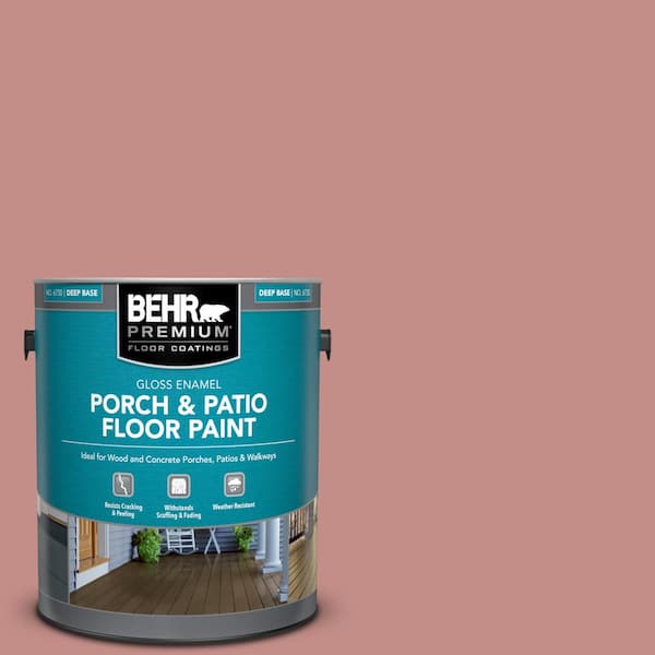 BEHR PREMIUM 1 gal. #BIC-32 Grand Sunset Gloss Enamel Interior/Exterior Porch and Patio Floor Paint
