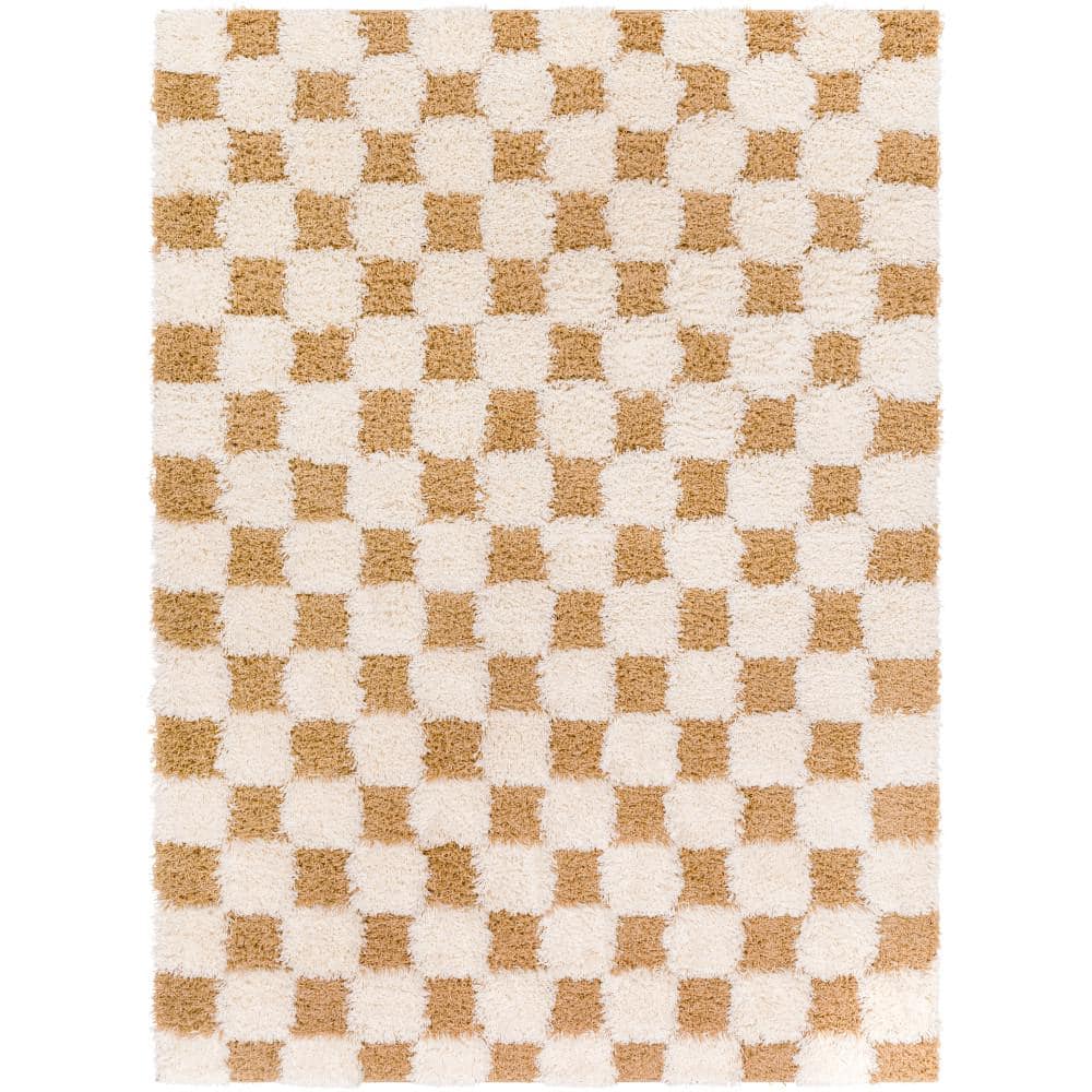 Urban Shag Mustard/Cream Fill in Later 7 ft. x 10 ft. Indoor Area Rug price history on PriceWatchPro