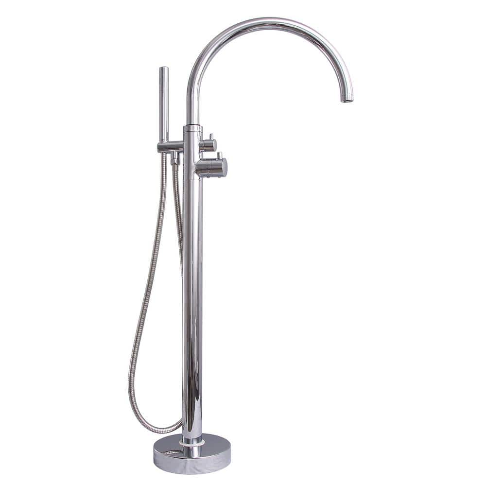 Branson 2-Handle Freestanding Tub Faucet with Hand Shower in Polished Chrome price history on PriceWatchPro