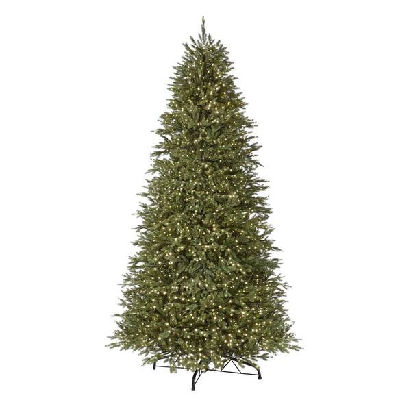 Home Accents Holiday 9 ft. Pre-Lit LED Aspen Fir Artificial Christmas Tree with 3500 Warm White Micro Dot Lights