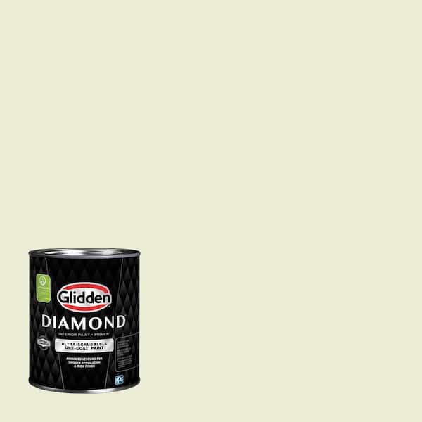 Glidden Diamond 1 qt. PPG1116-1 Just Perfect Satin Interior Paint with Primer