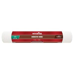 18 in. x 3/4 in. High Density Wool Fabric Roller Cover Applicator/Tool