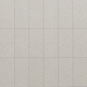 Spanish Pureform Terrazzo 12 in. x 24 in. x 9 mm Porcelain Floor and Wall Tile Pallet - Cream (25-Pieces, 53.8 sq. ft.)