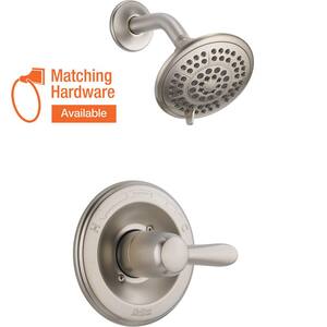 Lahara 1-Handle 1-Spray Shower Faucet Trim Kit in Stainless (Valve Not Included)