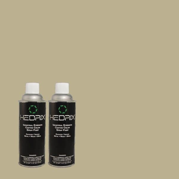 Hedrix 11 oz. Match of MQ6-27 Sage Wisdom Gloss Custom Spray Paint (2-Pack)