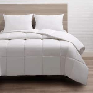 Candice Olson 233 Thread Count 100% Cotton White Duck Down King Comforter