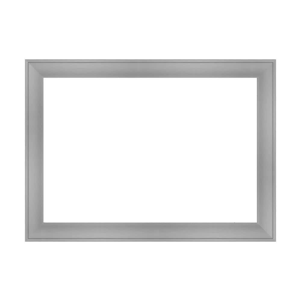Mirror Makeover Flair Polished Nickel 29.25 in. W x 21.25 in. H Bathroom Mirror Frame Border Kit-Fits a 28 x 20 mirror price history on PriceWatchPro