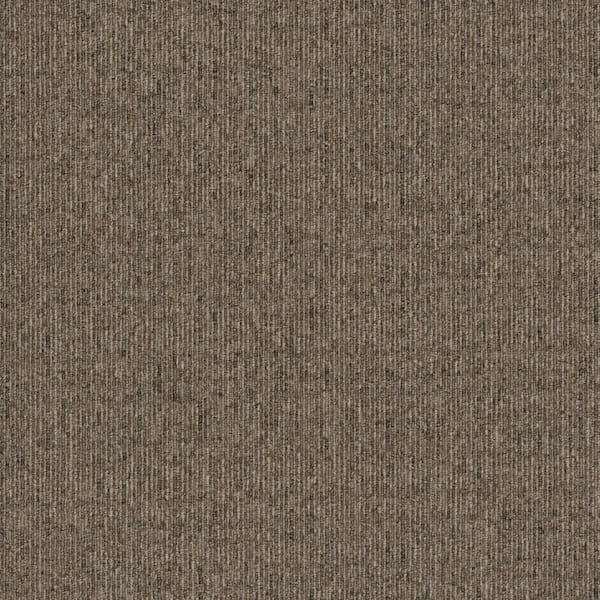 Chapters of Joy-Sawyer-Beige Commercial/Residential 24 x 24 in. Glue-Down Carpet Tile Square (72 sq. ft.)