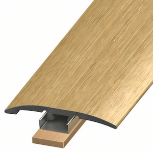 Sterling 1/4 in. Thick x 2 in. Width x 94 in. Length 3-in-1 T-Mold, Reducer, and End Cap Vinyl Molding
