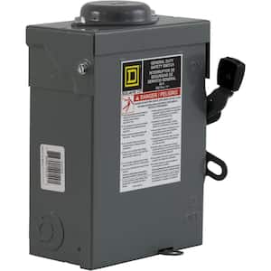 60 Amp 240-Volt 2-Pole Non-Fusible Outdoor General Duty Safety Switch