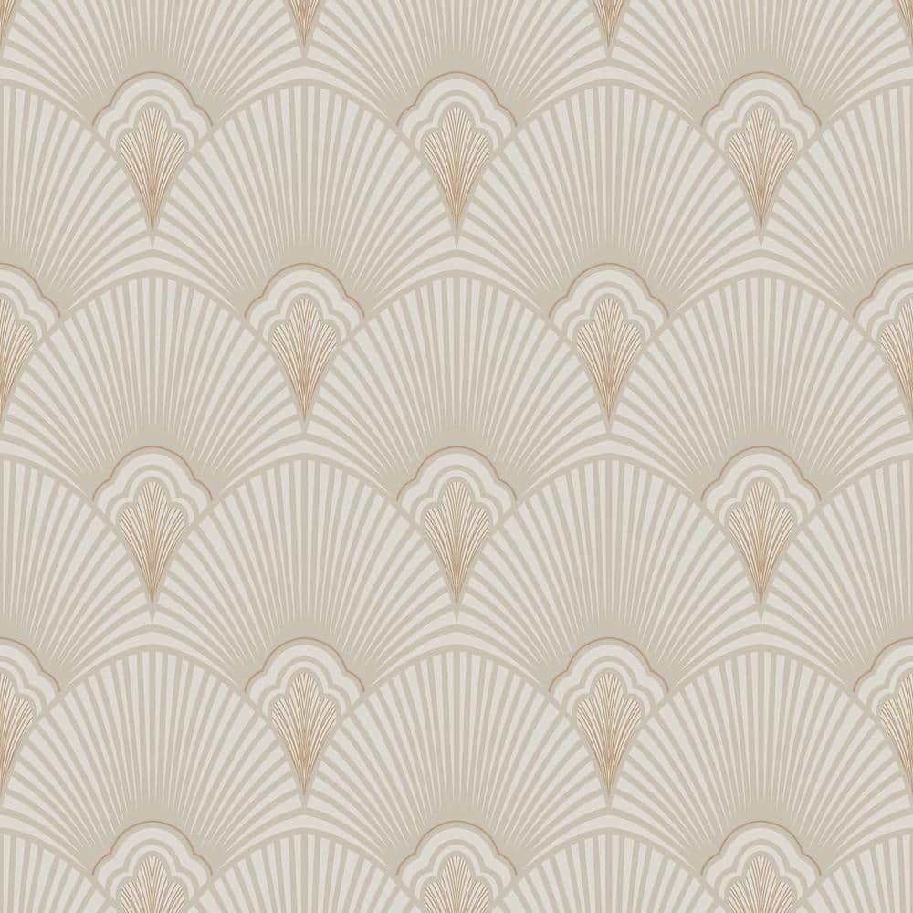 Art Deco Natural Wallpaper