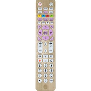 6-Device Universal Remote Control, Streaming in Brushed Gold