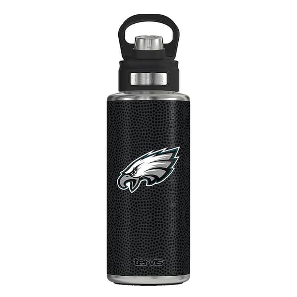 Tervis NFL PHI EAGLES LOGO BK 32 oz. Wide Mouth Water Bottle Powder Coated Standard Lid