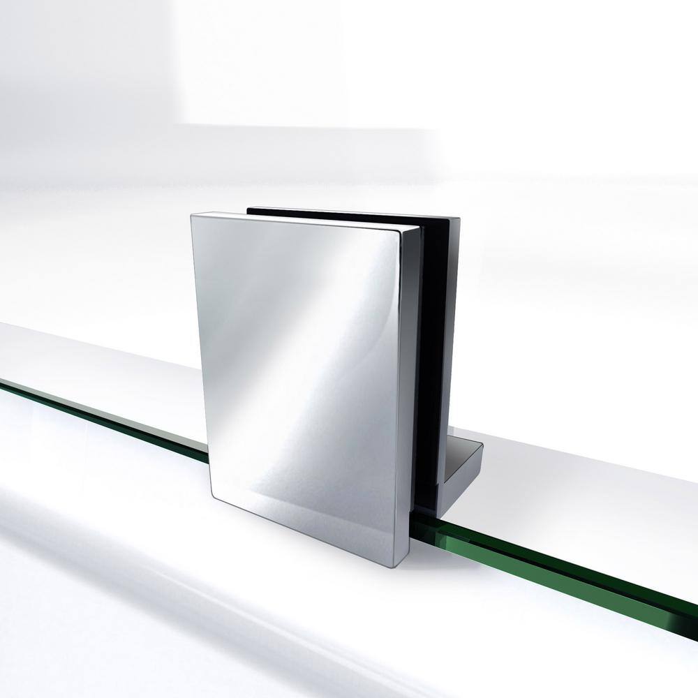 Prism Lux 40" Frameless Neo-Angle Hinged Shower Enclosure