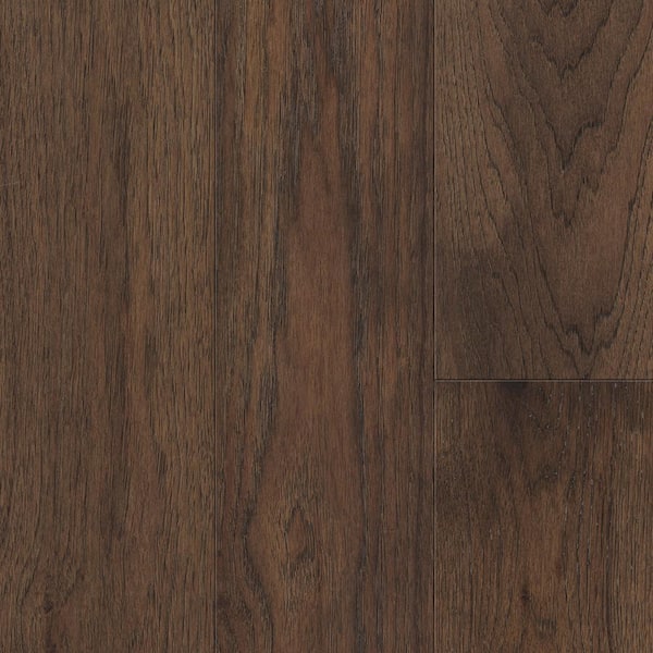 Take Home Sample - Brown Hickory Waterproof Engineered Hardwood Flooring
