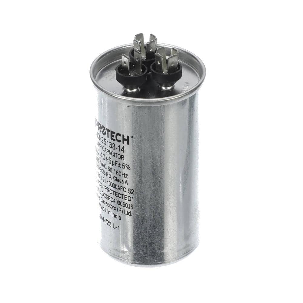 Capacitor, 40 + 5Uf, 440Vac, 50/60Hz, Round Type price history on PriceWatchPro