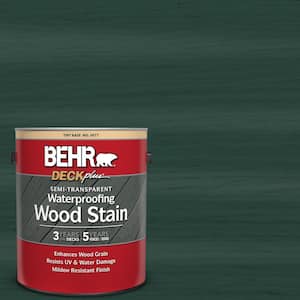 1 gal. #ST-114 Mountain Spruce Semi-Transparent Waterproofing Exterior Wood Stain
