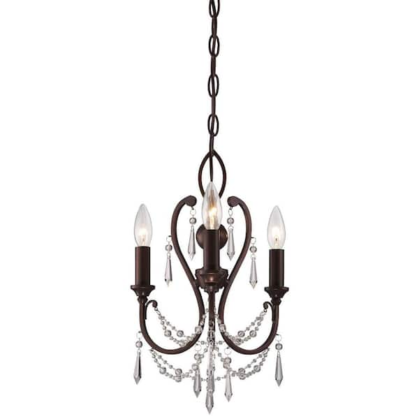 Minka Lavery 3-Light Vintage Bronze Mini Chandelier