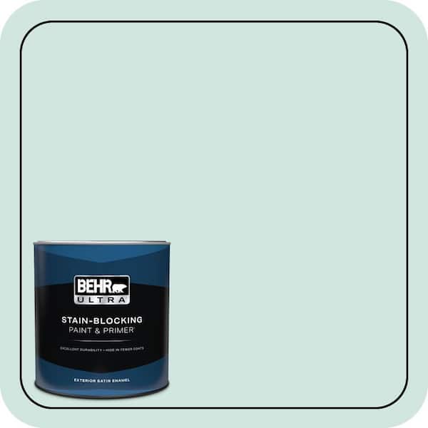 BEHR ULTRA 1 qt. Home Decorators Collection #HDC-CT-26A Seaglass Satin Enamel Exterior Paint & Primer