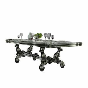 Danielle Grey Wood 46 in. Trestle Dining Table (Seats 10+)
