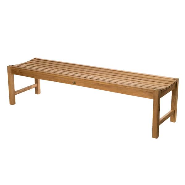 ARB Teak and Specialties Elite 71 in. Natural Teak Wood Outdoor Backless Bench