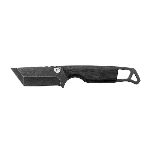 Nekkid 3 in. Tanto Fixed Blade Knife with Sheath