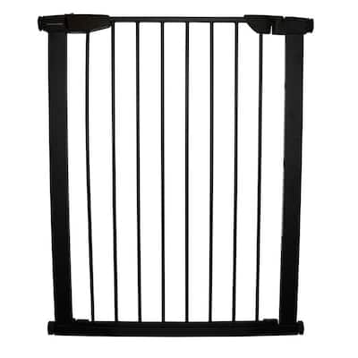 36 in. H x 29.5 in. to 32.5 in. W x 1 in. D Black Extra Tall Premium Pressure Gate