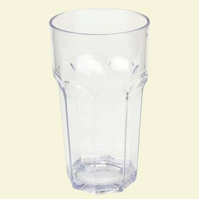 32 oz. SAN Plastic Clear Tumbler (Case of 24)