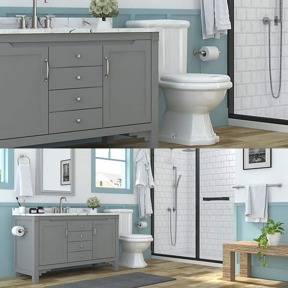 Brushed Nickel Stainless Steel Wall Mounted Toilet Paper Holder