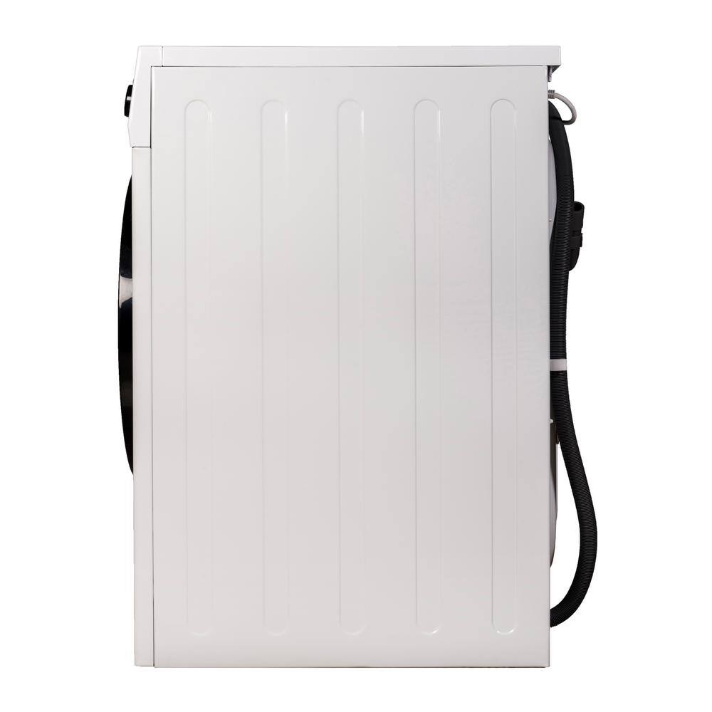White 36" Electric Smart Combo Washer Dryer