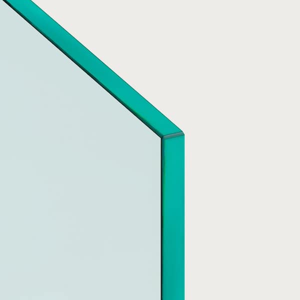39.75 in. H x 60 in. W Clear 1/2 in. (12 mm) Thickness Clear Deck Railing Tempered Glass Panel