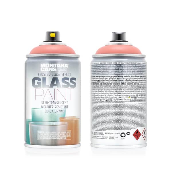 Regeneratief Siësta Wanneer MONTANA 5 oz. EFFECT GLASS Paint Spray, Coral Red 091798 - The Home Depot