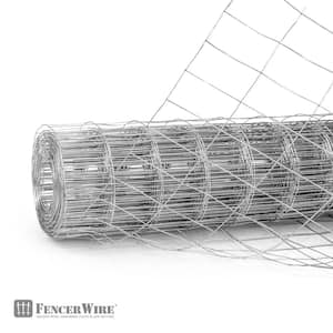 2 ft. x 100 ft. 14-Gauge Welded Wire Fence with Mesh 2 in. x 4 in.