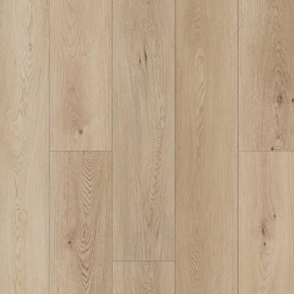 HydroStop Pelican Driftwood AA 22 MIL x 9 in. W x 60 in. L Waterproof Click Luxury Vinyl Flooring (22.44 sq. ft /case)