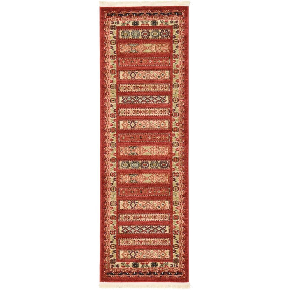 Fars Pasadena Rust Red 2' 0 x 6' 0 Runner Rug price history on PriceWatchPro