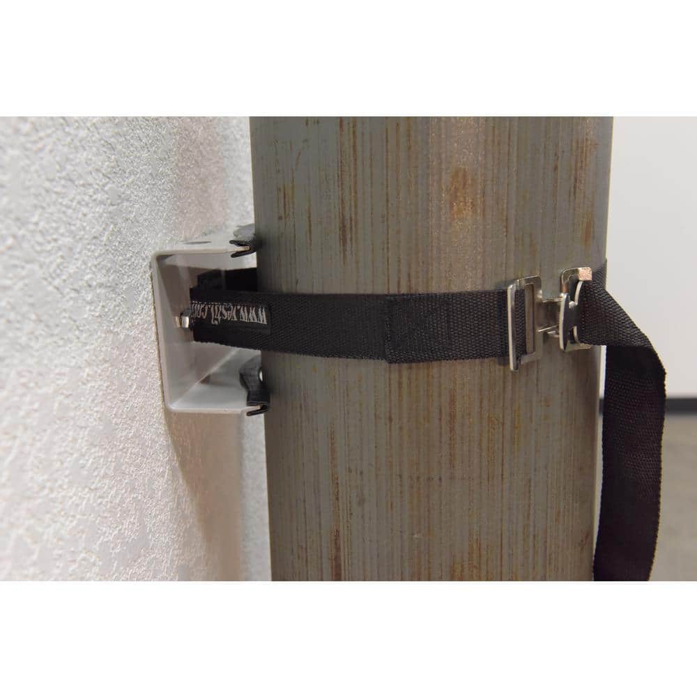 Steel Wall-Mounted Cylinder Bracket with Strap