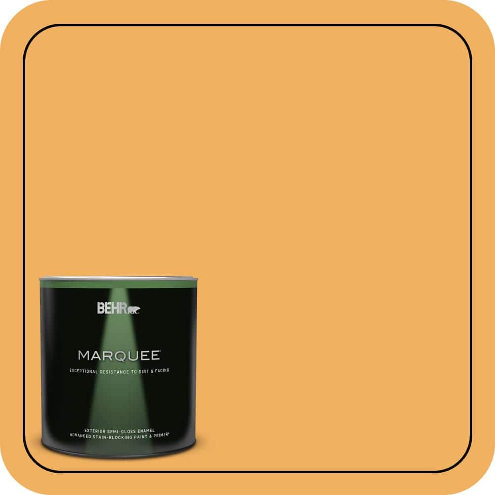 1 qt. #PMD-74 Sweet Honey Semi-Gloss Enamel Exterior Paint & Primer price history on PriceWatchPro