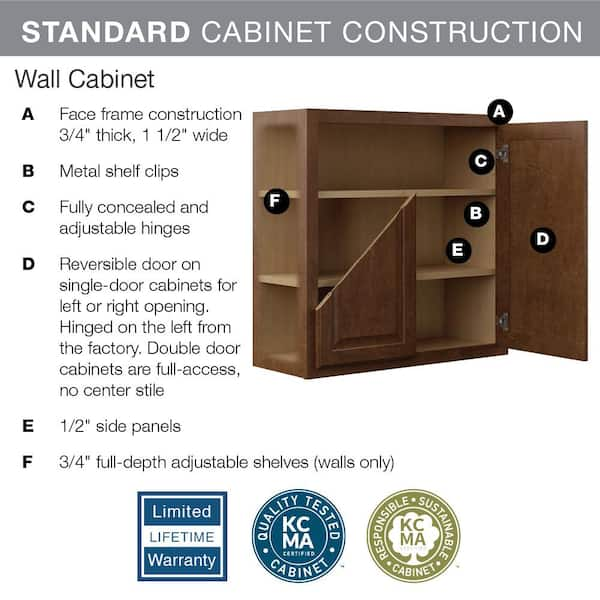 Hampton Specialty Kitchen Cabinets in Natural Hickory - Kitchen - The Home  Depot