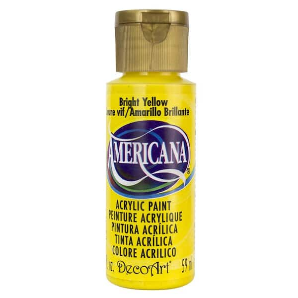 Americana 2 oz. Bright Yellow Acrylic Paint