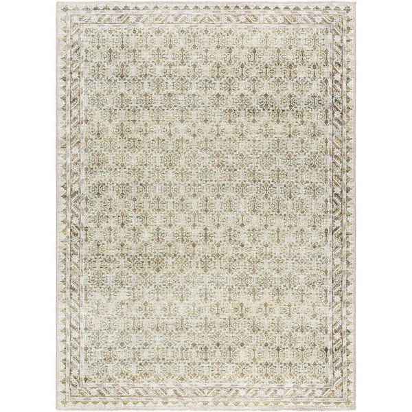 Livabliss Our PNW Home Rainier Olive Traditional 8 ft. x 10 ft. Indoor Area Rug