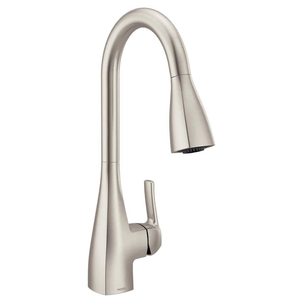 UPC 026508232903 product image for Kiran Spot Resist Stainless 17 in. H Pull Down Sprayer Kitchen Faucet with 360°  | upcitemdb.com