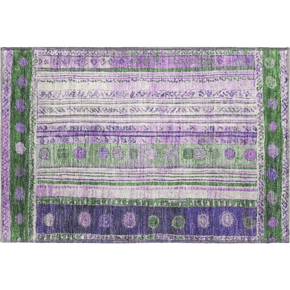 Mayfield Premium Machine Washable Abstract AMF1963 Green 2 ft. x 3 ft. Accent Rug price history on PriceWatchPro