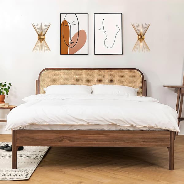 NIMBUS 2-Light 11.02 in. W Brass Wall Sconce Up and Down Lighting with Double-Sided Fan-Shaped Iron Rods for Bedroom