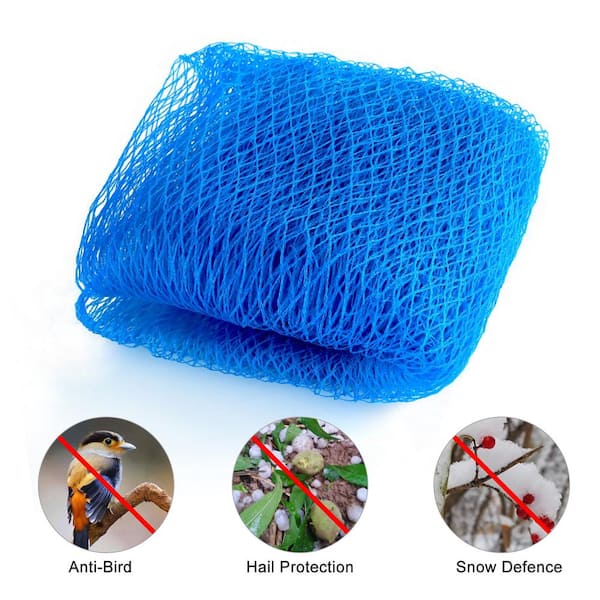 Agfabric 13ft x 40ft Green Bird Netting for Garden Protect Vegetable Plants and Fruit Trees