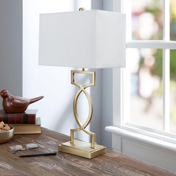 Silverwood Furniture Reimagined Estelle 24.5 in. Gold Table Lamp