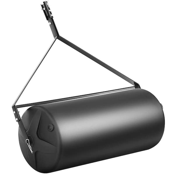 SVOPES Tow Behind Lawn Roller, 400 lbs. Sand/Water Filled Yard Roller, LLDPE Drum, Steel Frame, Easy-turn Plug, Black